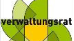 Das Bild zeigt kreisförmig übereinandergelegte Viertelkreise in verschiedenen Grüntönen, darüber der Schriftzug 'Verwaltungsrat'